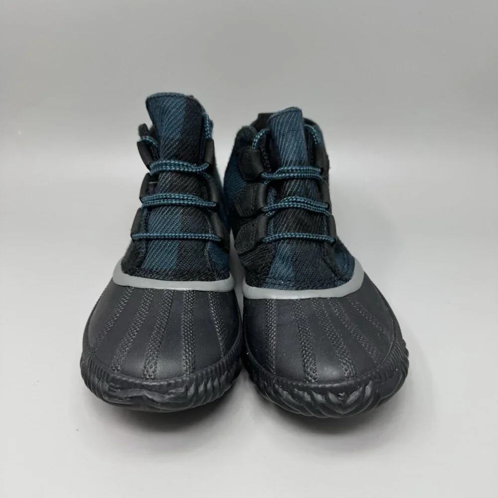 Sorel Womens Out N About Plus Duck Boots Size 8 Black Teal Plaid Waterproof